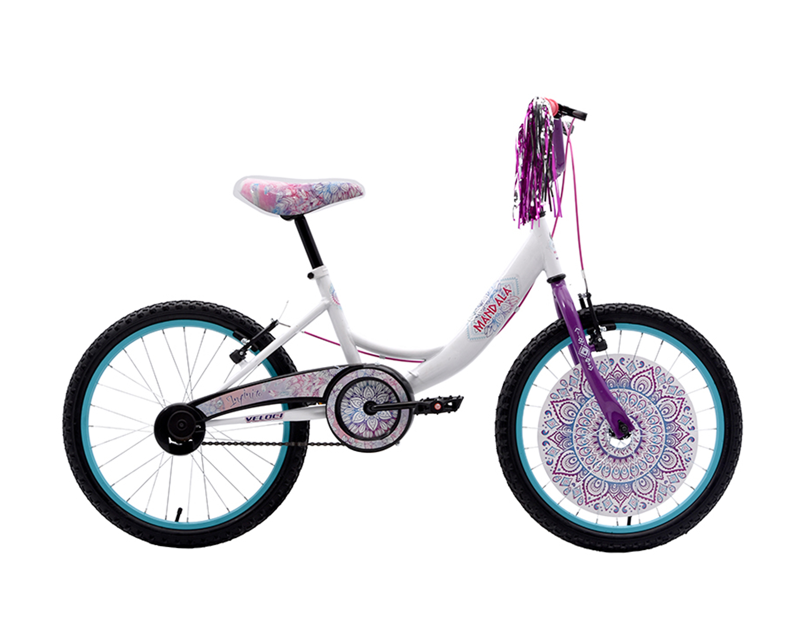 Foto 3 pulgar | Bicicleta Veloci Mandala Plus Bmx Rodada 20 color Blanco