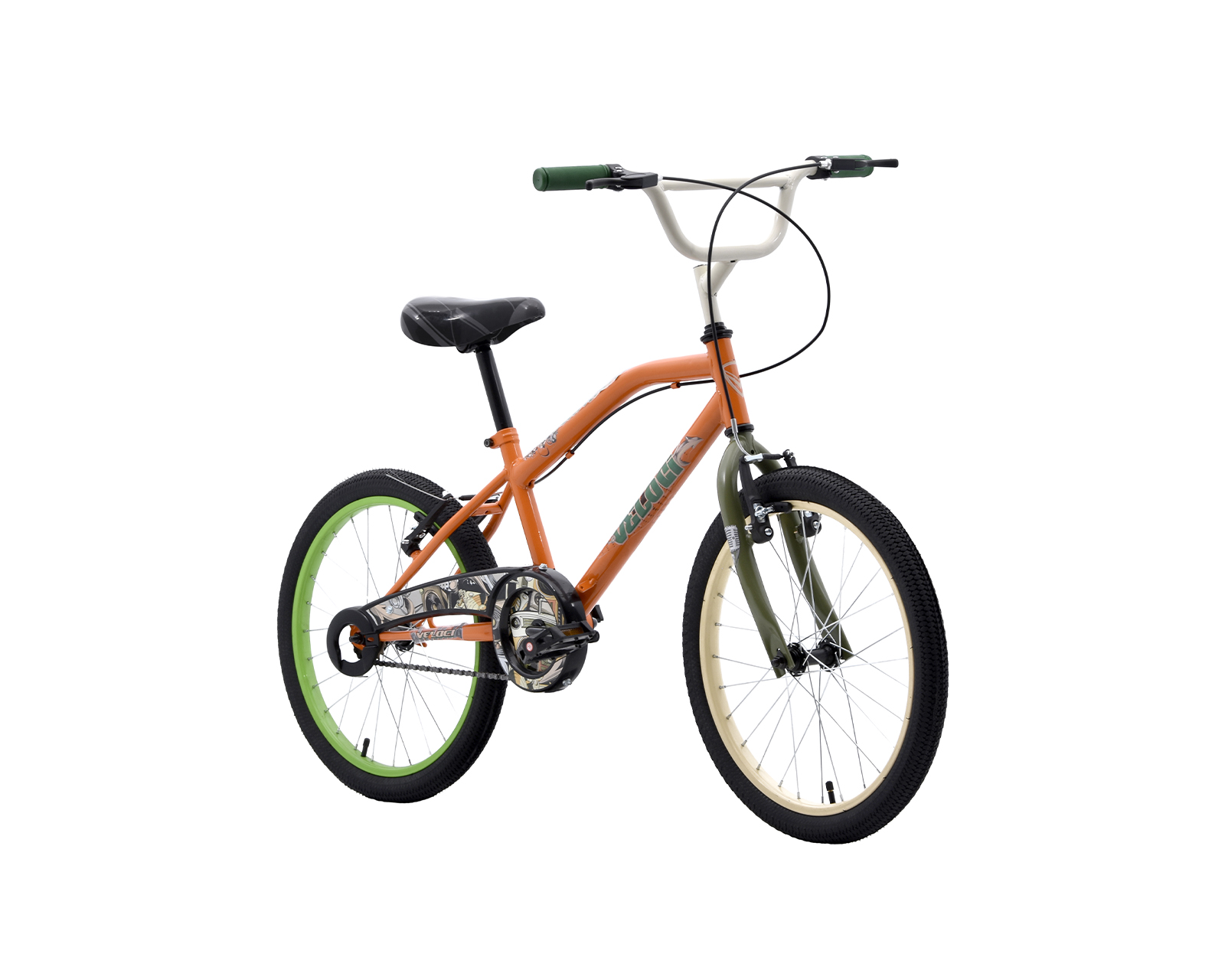 Foto 2 pulgar | Bicicleta Veloci Lithium Bmx Rodada 20 color Anaranjado
