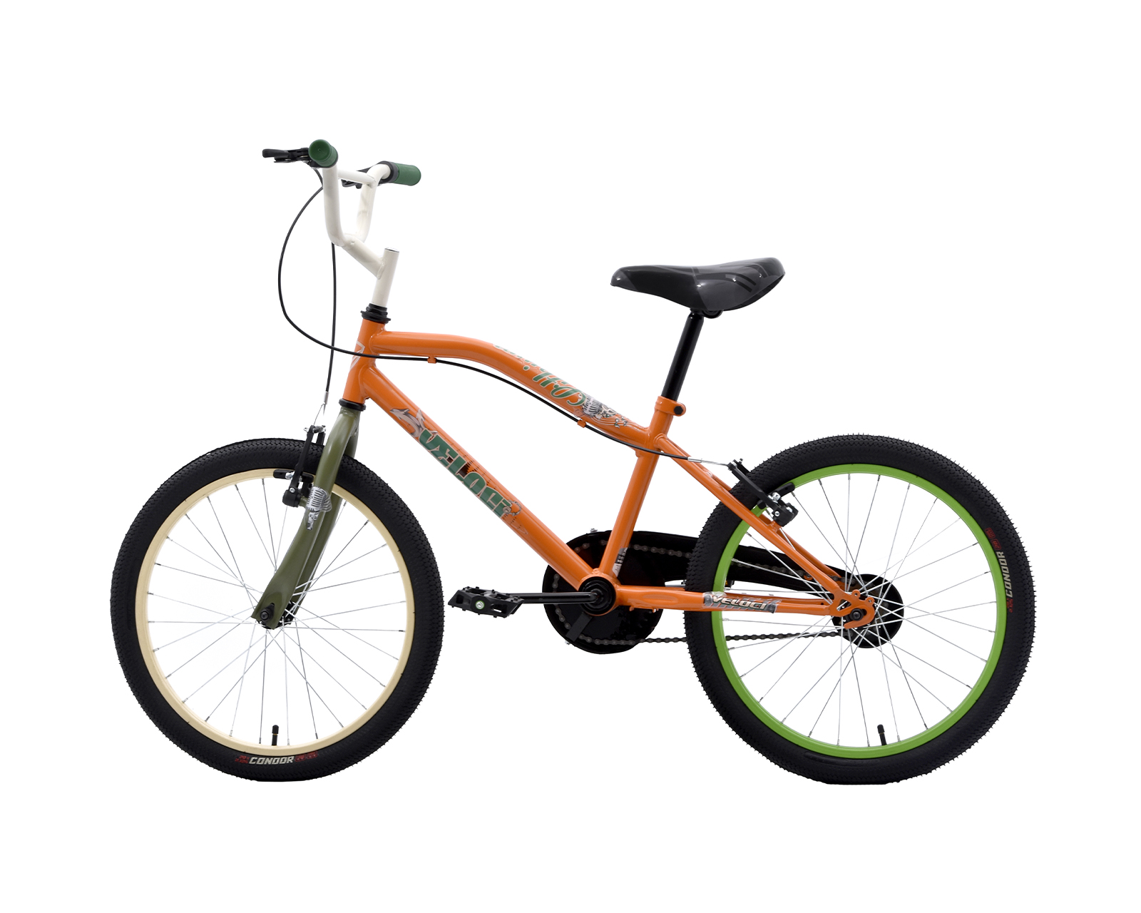 Foto 4 pulgar | Bicicleta Veloci Lithium Bmx Rodada 20 color Anaranjado