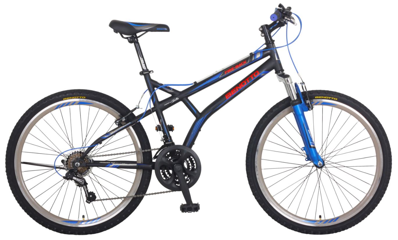 Bicicleta Benotto Montaña Fire Back R26 21v Shimano Acero