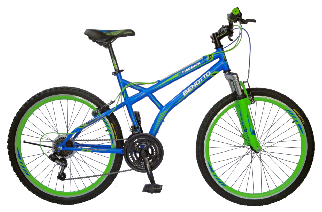 Bicicleta Benotto Montaña Fire Back R26 21v Shimano Acero color Azul