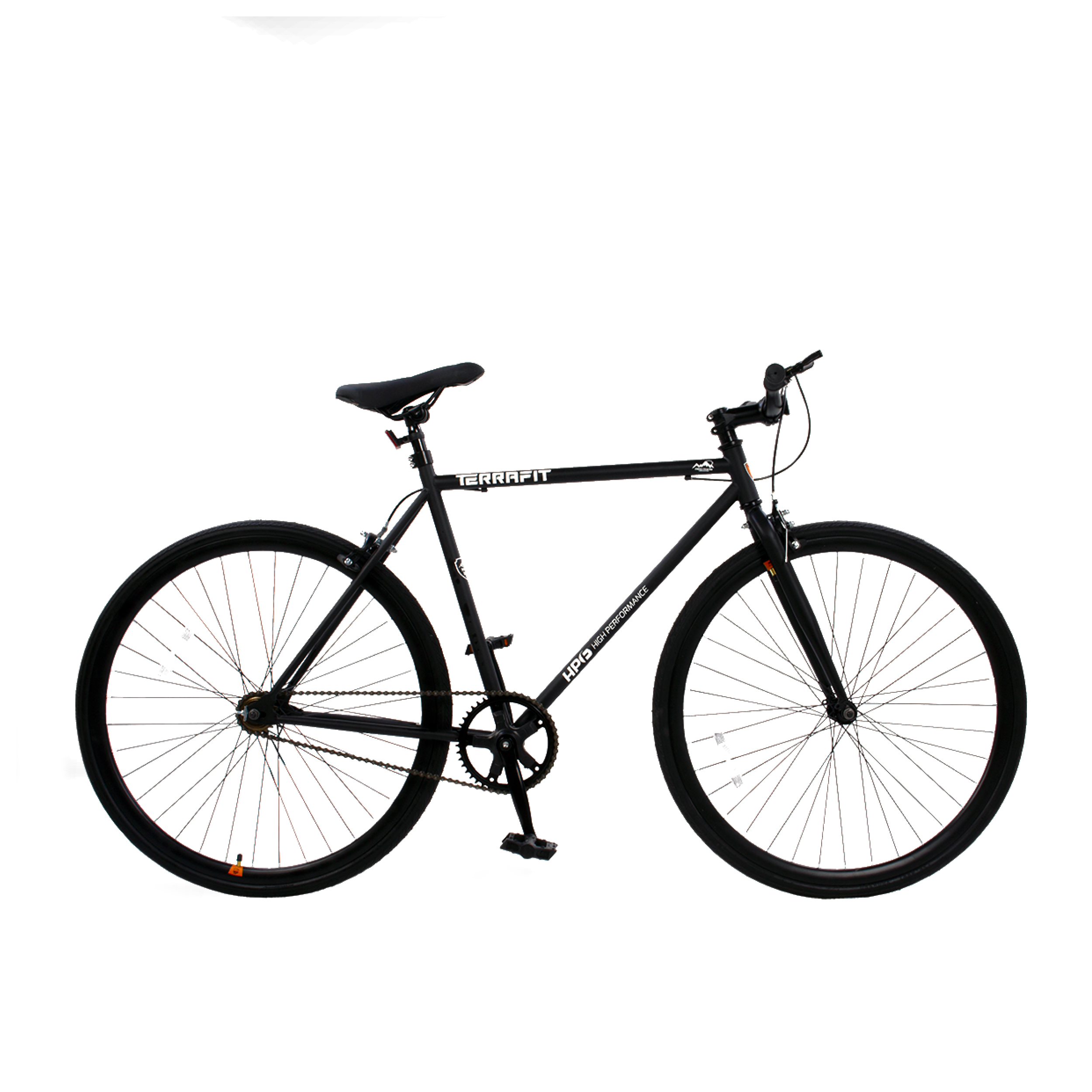 Bicicleta TerraFit Fixie Rodada 700 Ciudad Atenea color Negro Adulto