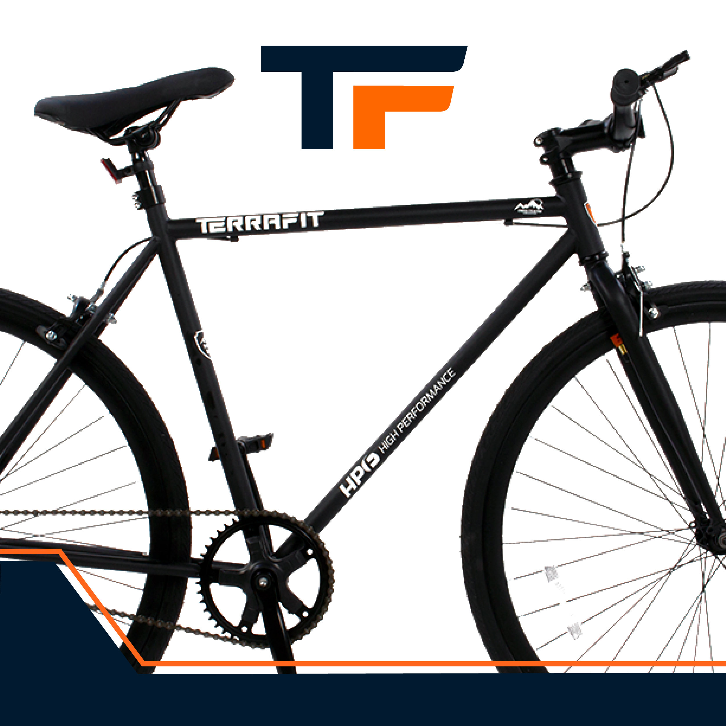 Foto 8 pulgar | Bicicleta TerraFit Fixie Rodada 700 Ciudad Atenea color Negro Adulto