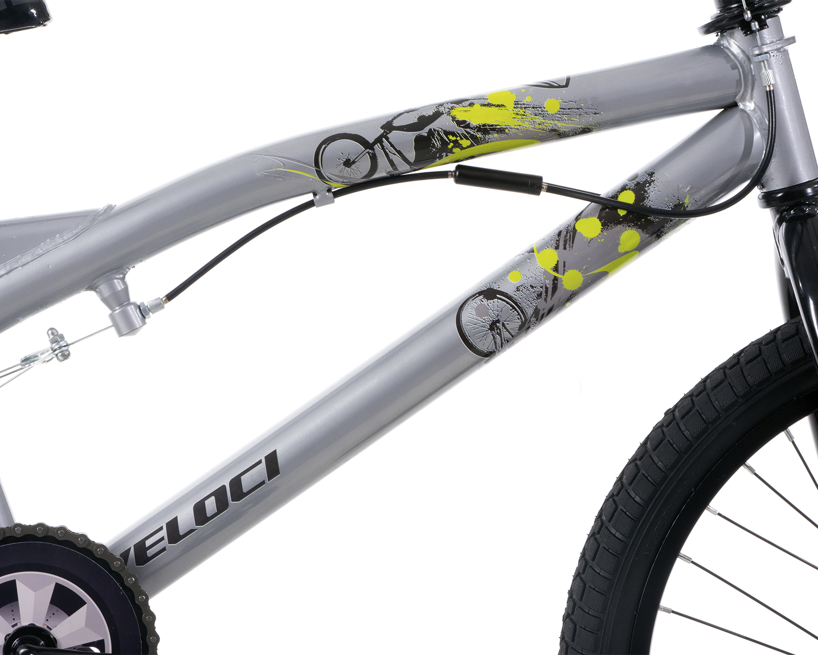 Foto 6 | Bicicleta Veloci Bmx Freestyle 20" color Plata