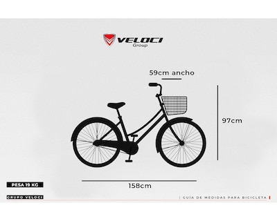 Foto 7 | Bicicleta Veloci Spring City 24" color Blanco