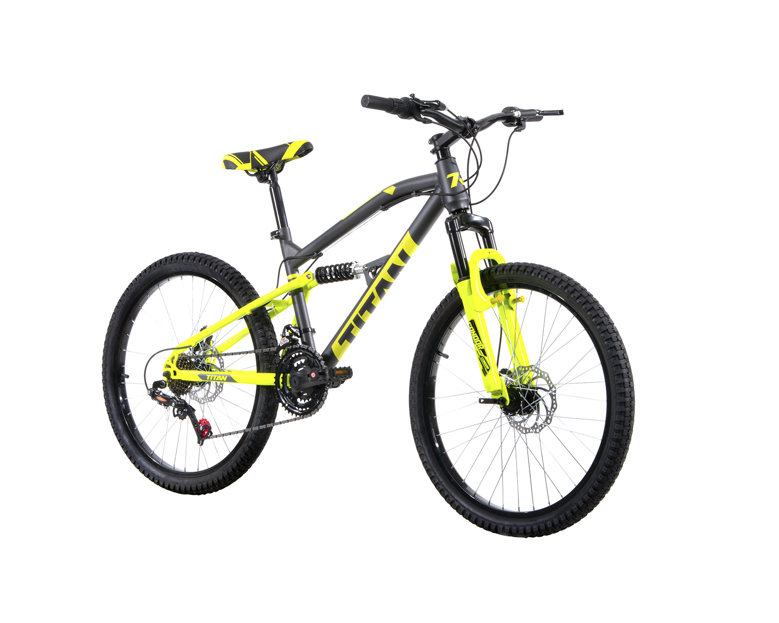 Foto 2 | Bicicleta Veloci Titan Rodada 24 Gris Urbana