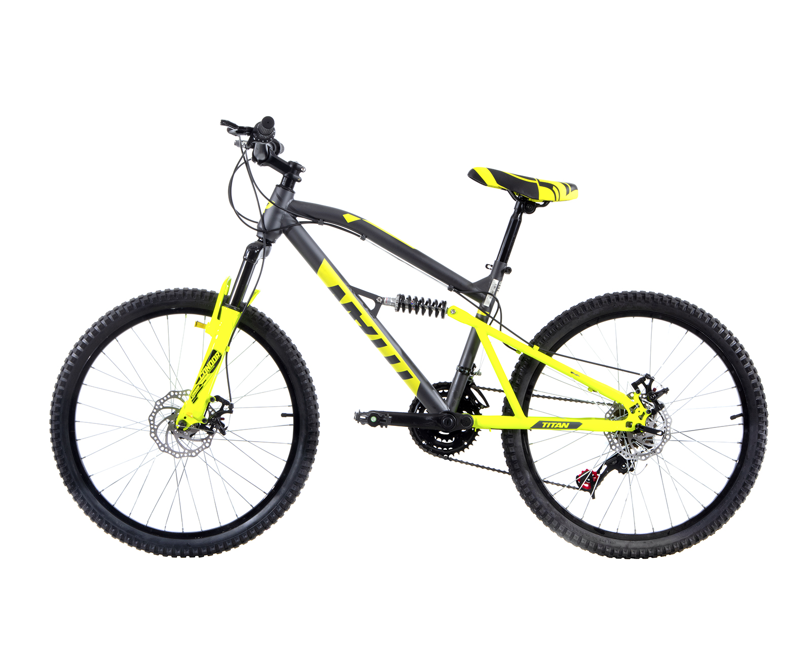 Foto 4 pulgar | Bicicleta Veloci Titan Rodada 24 Gris Urbana