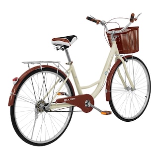 Foto 2 | Bicicleta Retro Altera RBIKE-002 color Marrón Rodada 26 con Canastilla y Rejilla de Carga