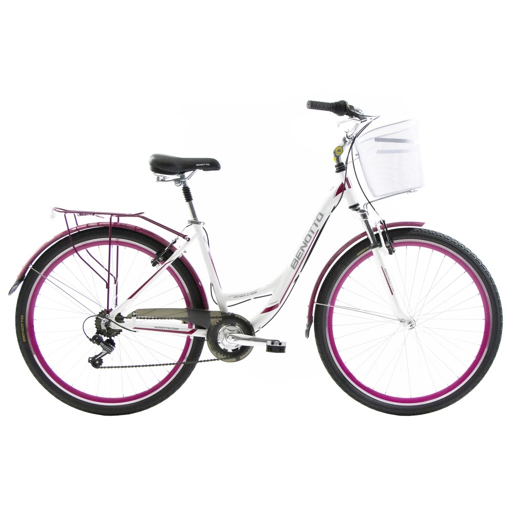 Foto 2 pulgar | Bicicleta Benotto City Cosenza color Blanco R700c Unitalla para Mujer