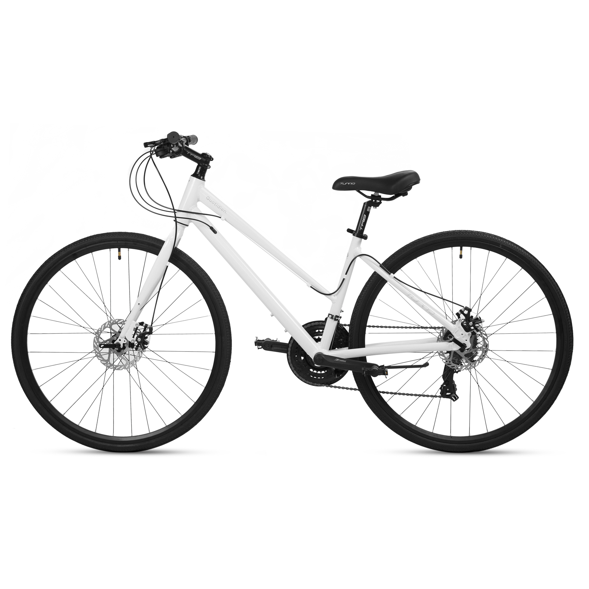 Foto 4 pulgar | Bicicleta Turbo Quotidien color Blanco R700 21v para Mujer