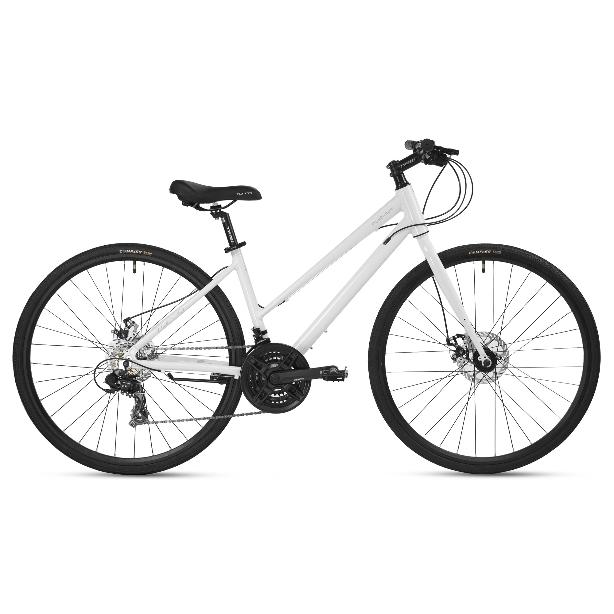 Foto 5 pulgar | Bicicleta Turbo Quotidien color Blanco R700 21v para Mujer