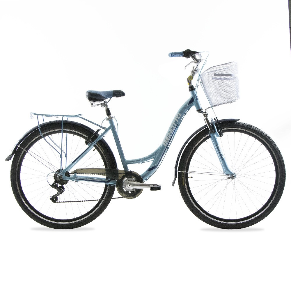 Bicicleta City Cosenza R700c Azul Unitalla Mujer Benotto