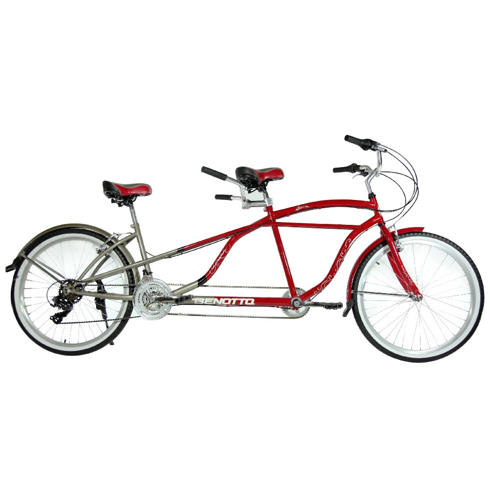 Foto 2 pulgar | Bicicleta Doble City Tandem R26 Rojo Unitalla Unisex Benotto