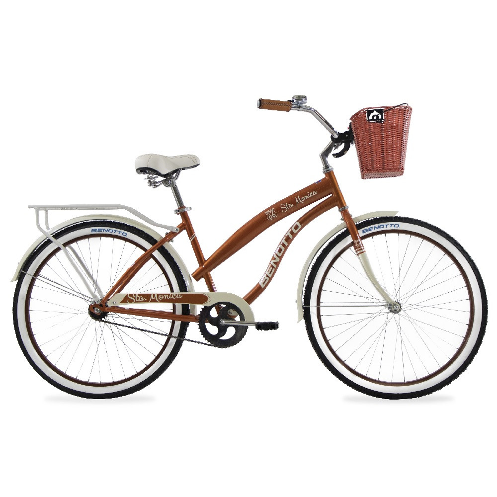 Bicicleta City Sta Monica R26 Cobre Unitalla Mujer Benotto