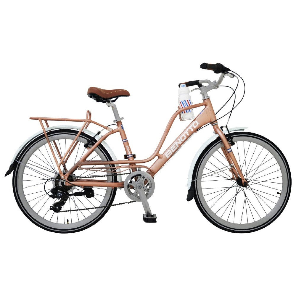 Bicicleta City Mailly R24 Rosa Pálido Metálico Benotto