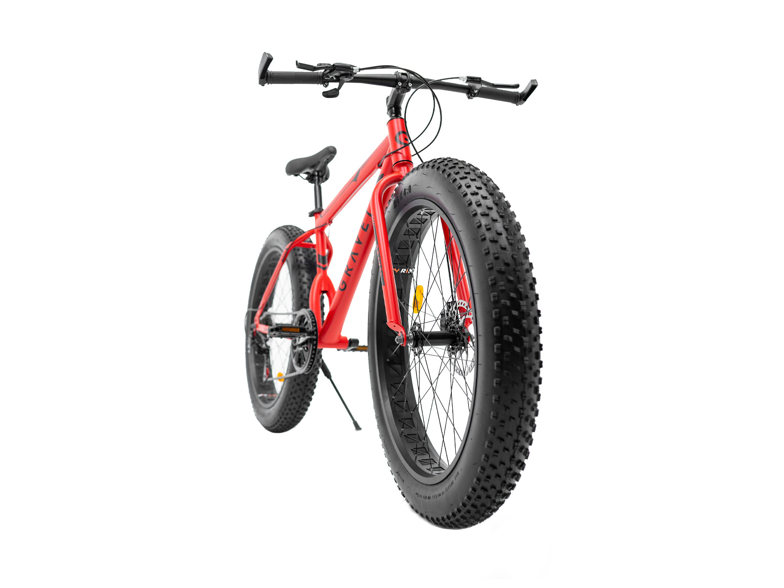 Bicicleta GRAVEL Aspen Acero Rodada 26 Rojo