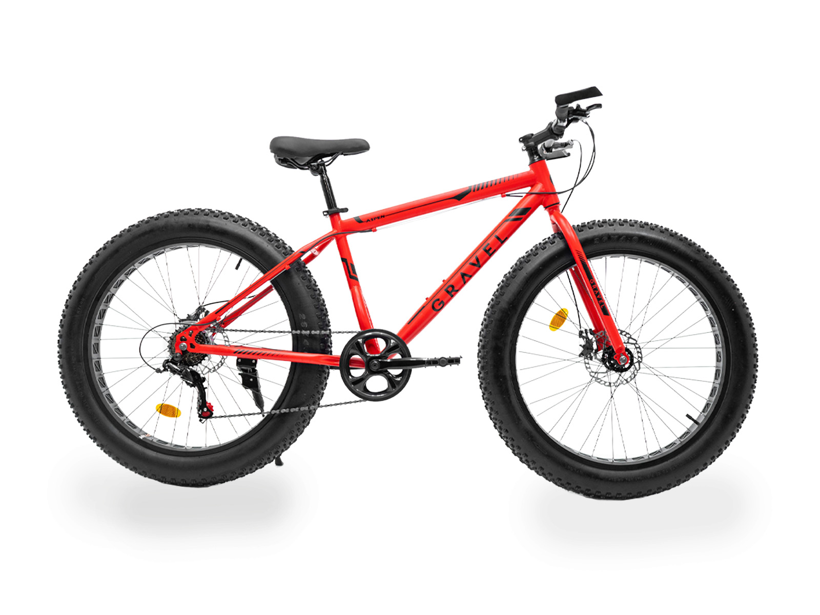 Foto 2 | Bicicleta GRAVEL Aspen Acero Rodada 26 Rojo