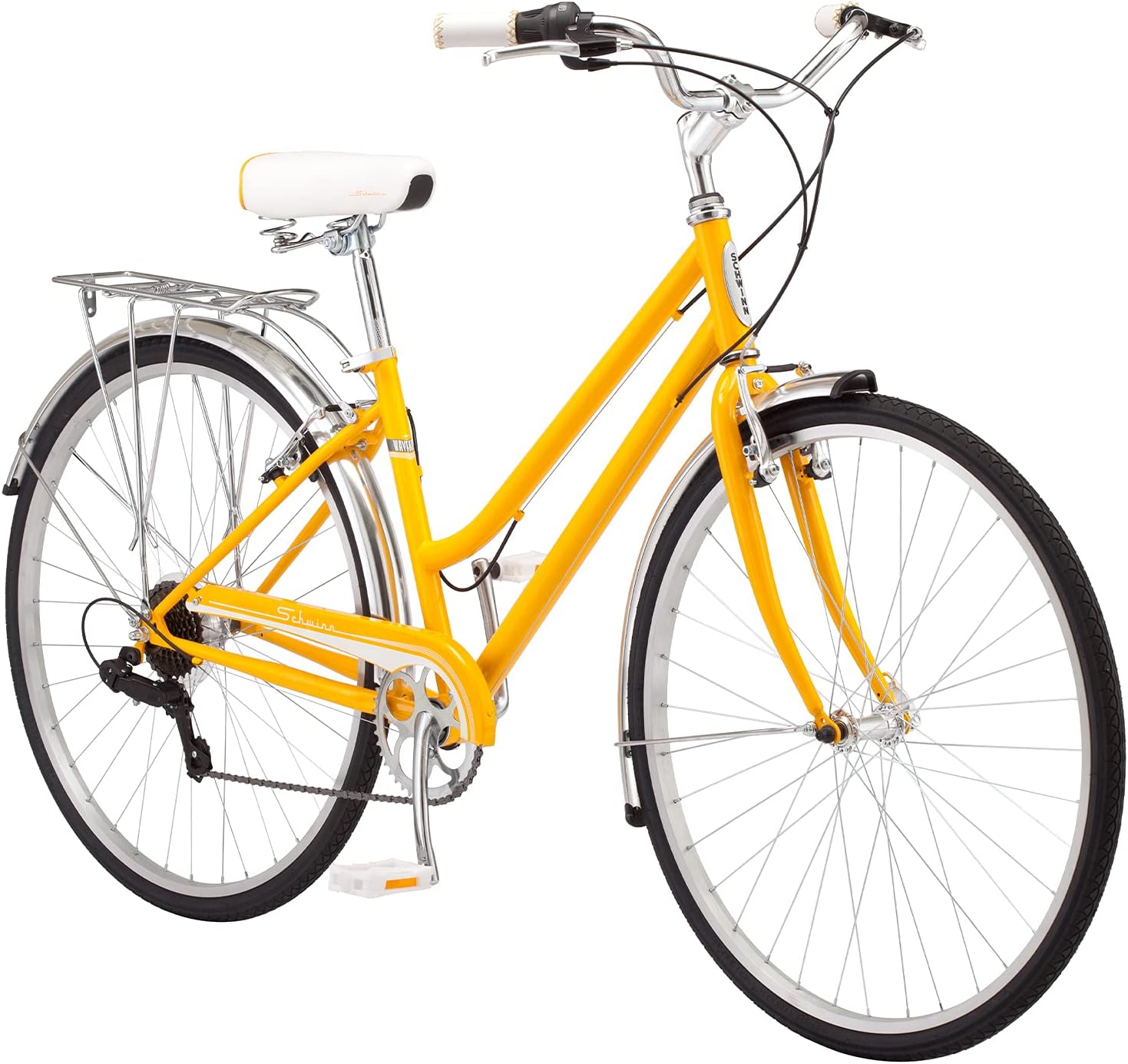 Bicicleta Urbana Schwinn S4023EAZ color Amarillo