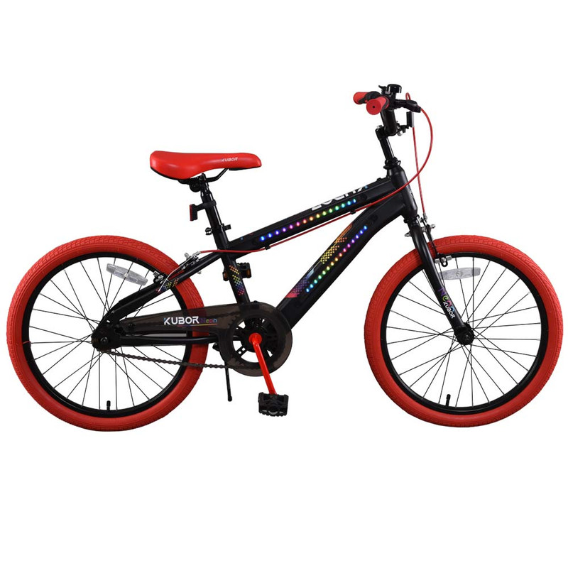 Bicicleta Para Niño De Montaña Neon Rodada 20 Kubor Rojo