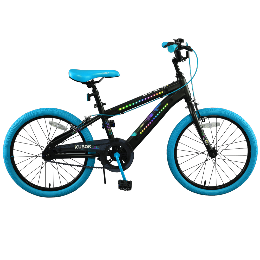 Bicicleta Para Niño De Montaña Neon Rodada 20 Kubor Azul