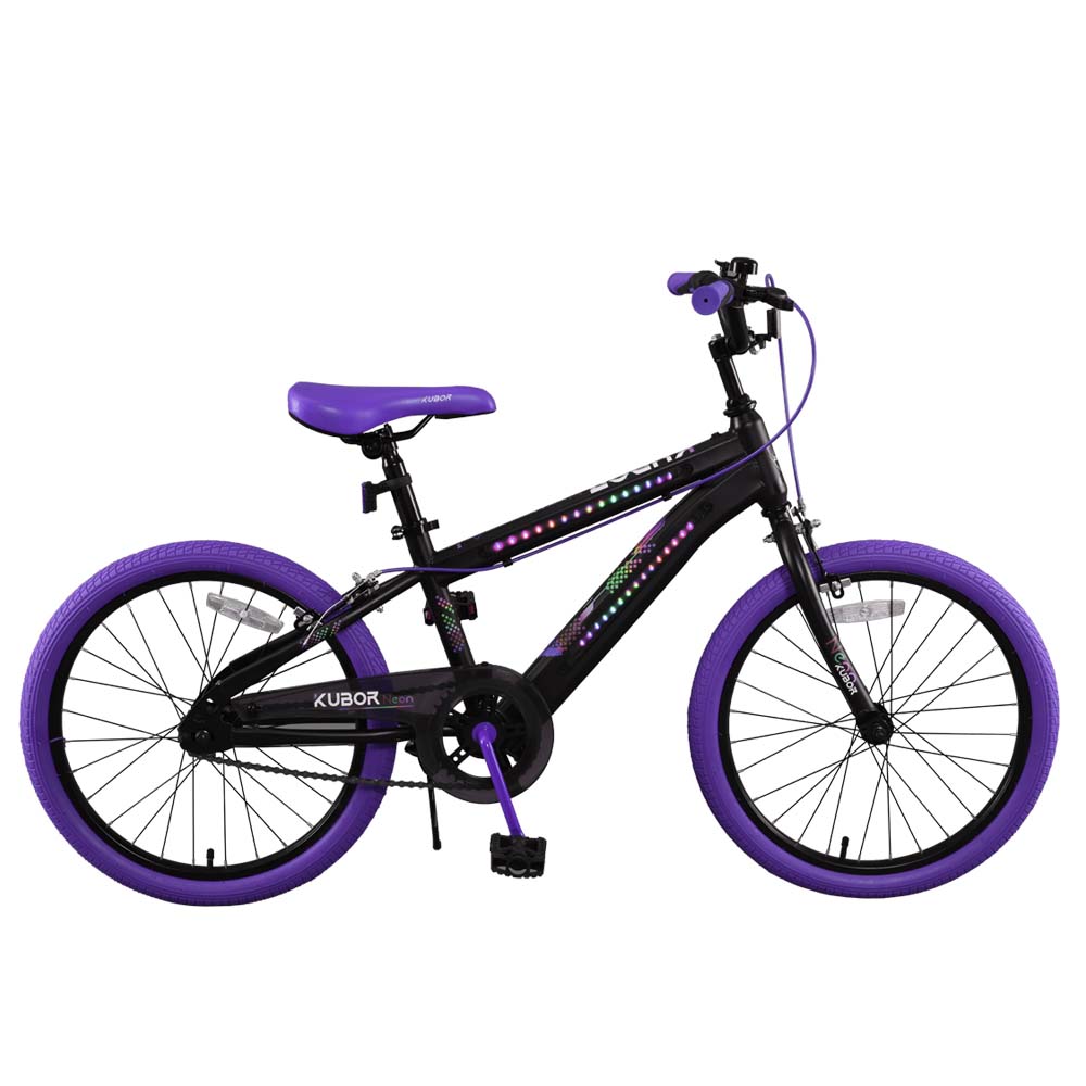 Foto 2 pulgar | Bicicleta Para Niño De Montaña Neon Rodada 20 Kubor Purpura