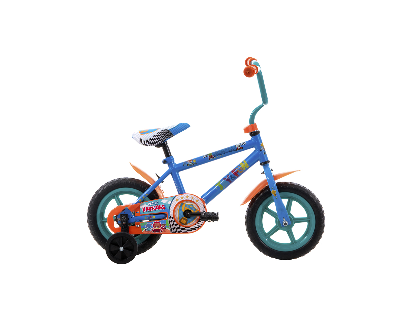 Foto 2 pulgar | Bicicleta Veloci Joy & Fun Kartoons Azul R12 Infantil