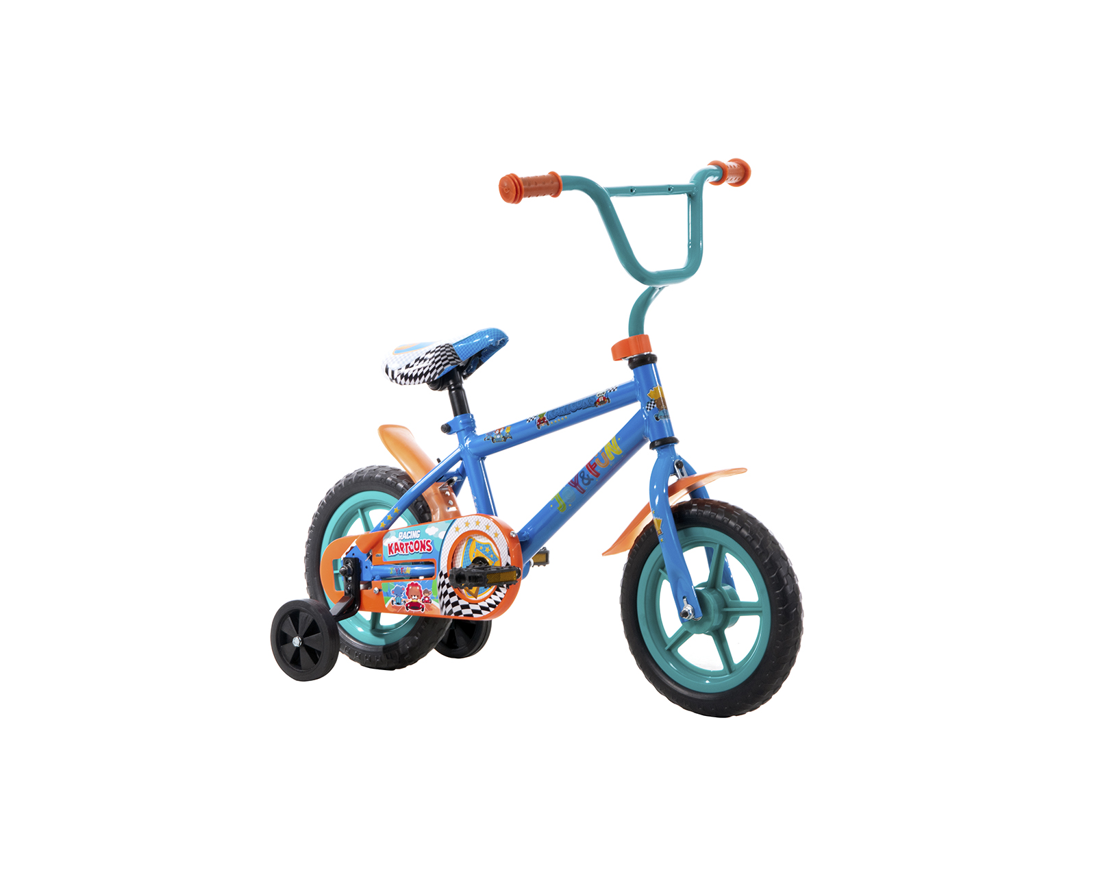 Foto 3 pulgar | Bicicleta Veloci Joy & Fun Kartoons Azul R12 Infantil