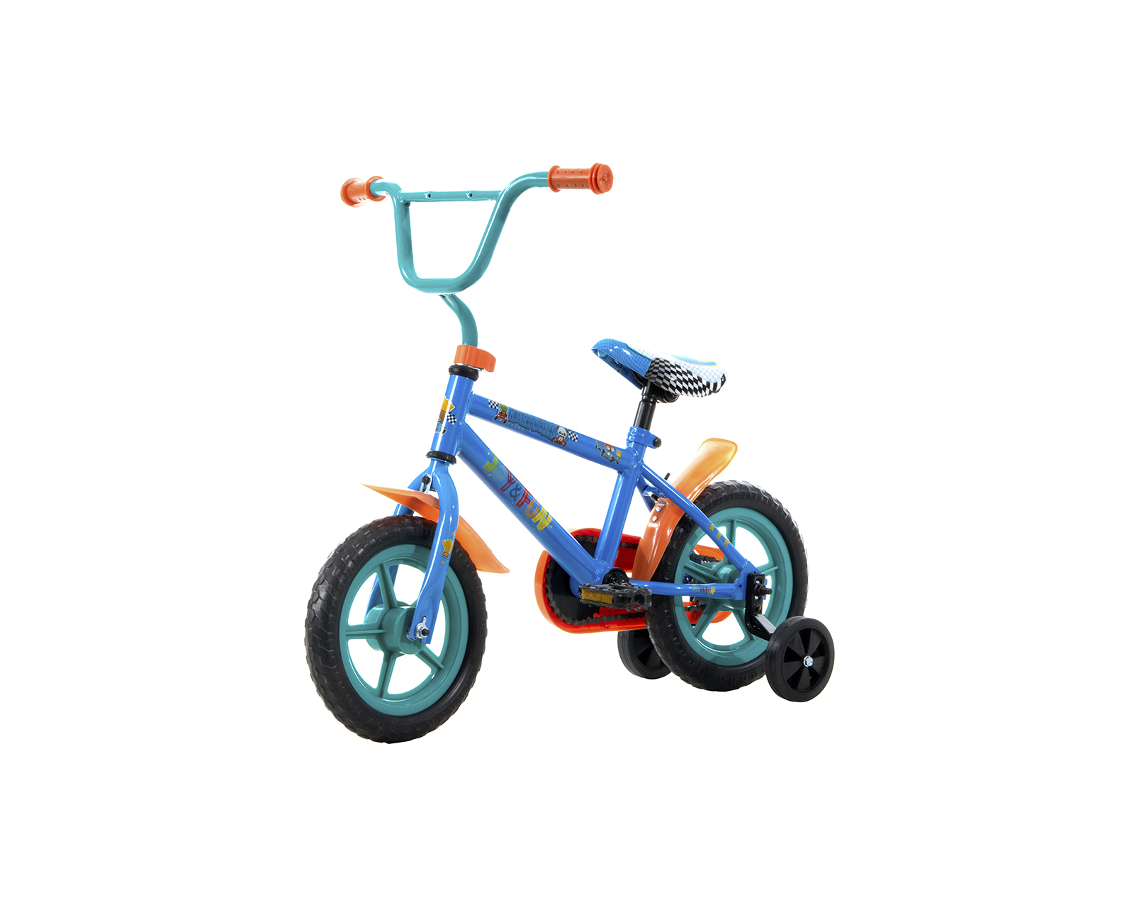 Foto 5 pulgar | Bicicleta Veloci Joy & Fun Kartoons Azul R12 Infantil