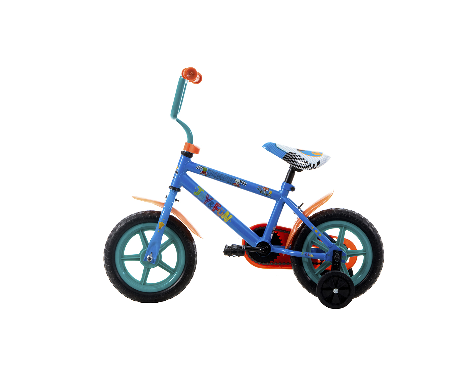 Foto 6 pulgar | Bicicleta Veloci Joy & Fun Kartoons Azul R12 Infantil