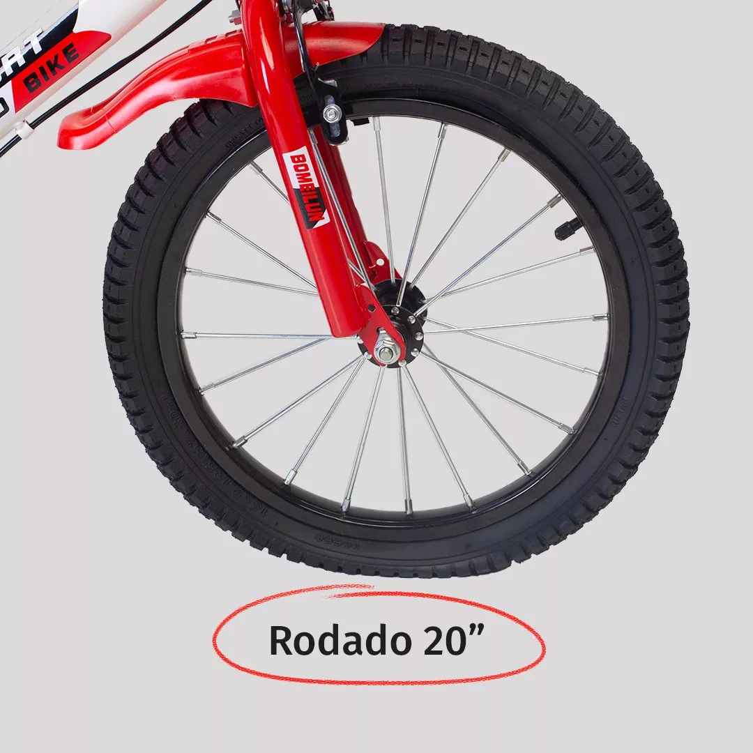 Foto 7 pulgar | Bicicleta Entrenadora para Niños AEIOU Qk-11 con Campana R20