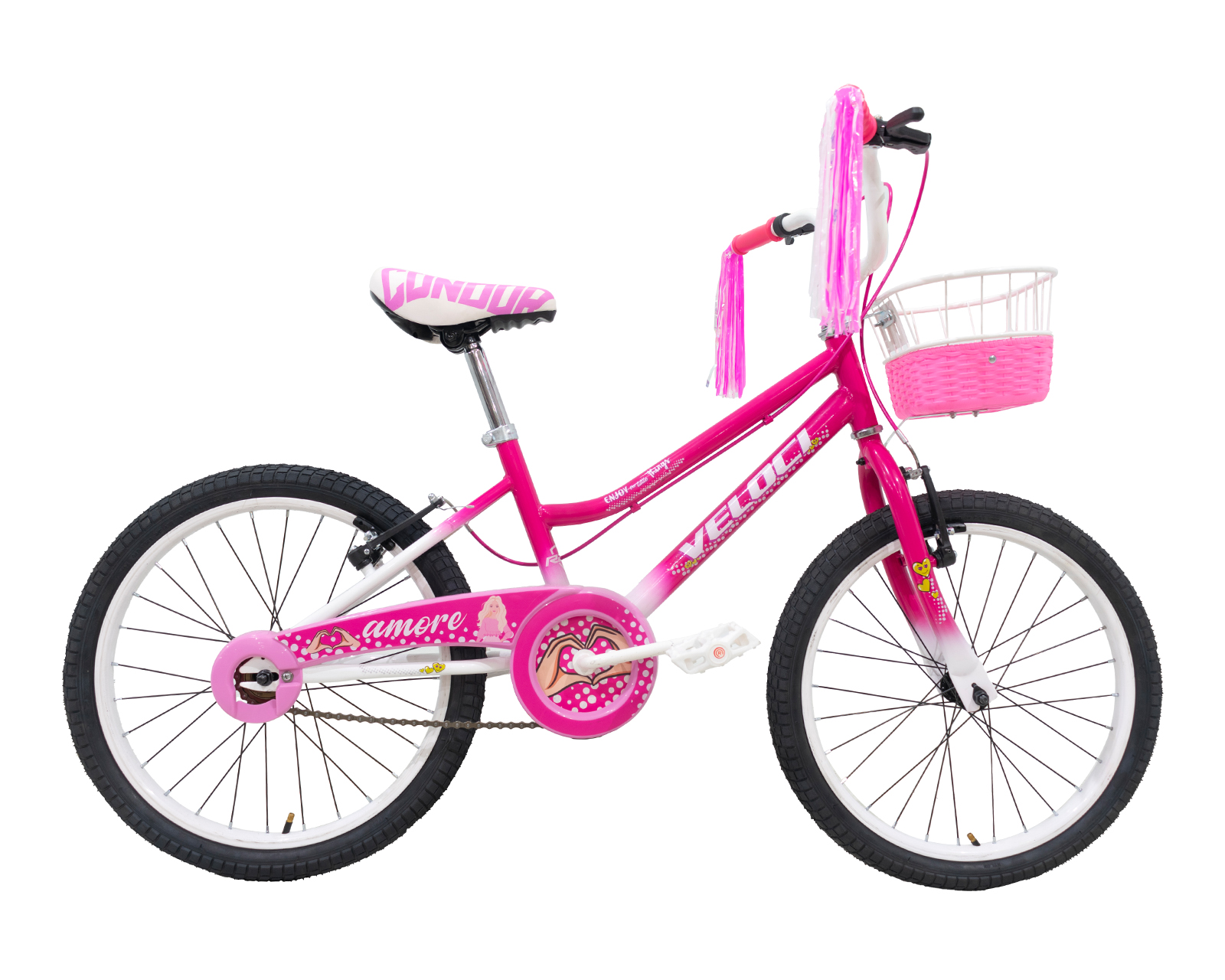 Bicicleta Veloci Amore City Rodada 20 Rosa