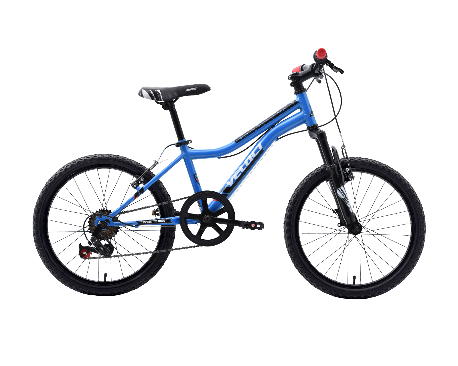 Bicicleta Veloci Born To Ride Rodado 20 Azul