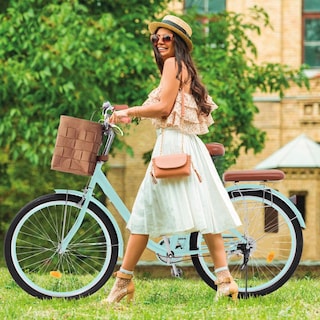 Foto 4 | Bicicleta Urbana R26 Vintage Con Canastilla Retro Clásica