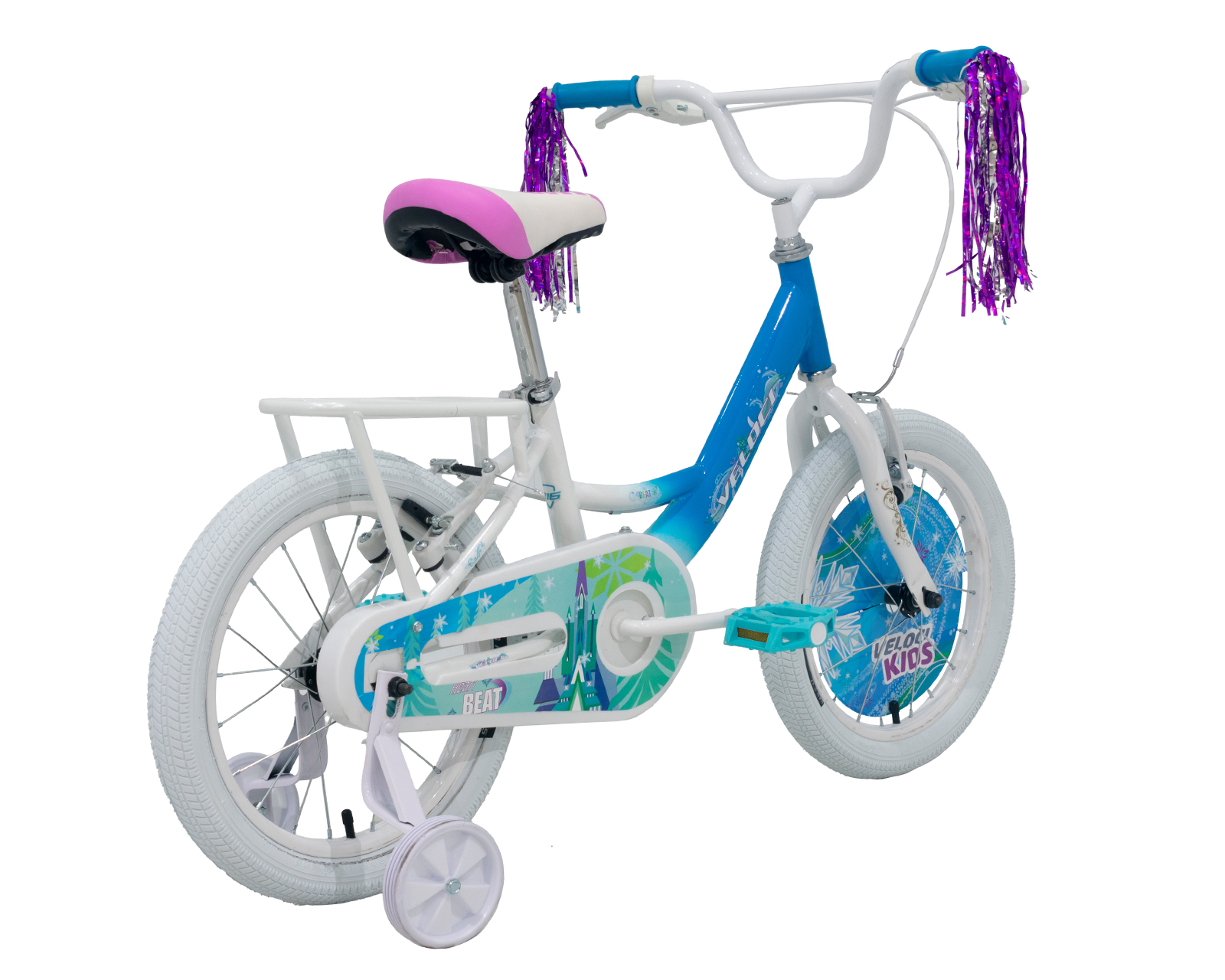 Foto 5 | Bicicleta Veloci Heart Beat Rodada 16 Azul