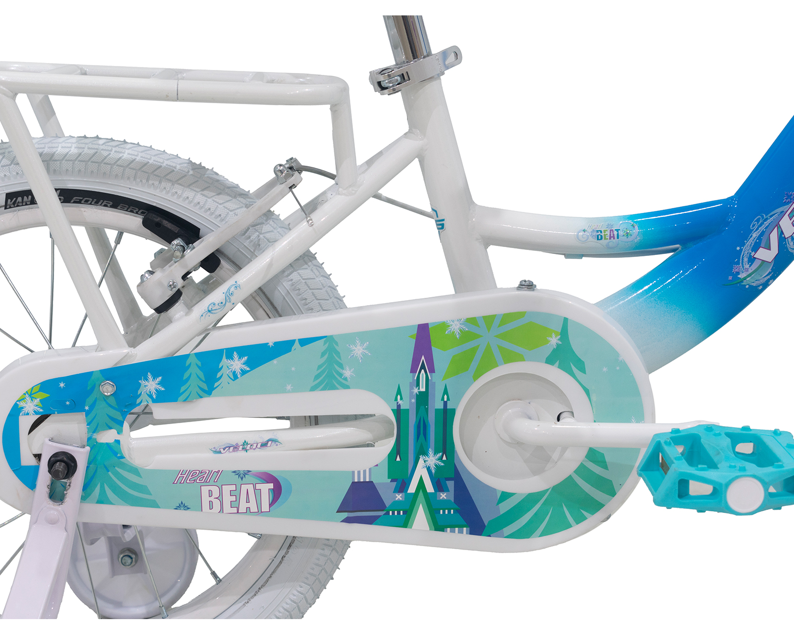 Foto 7 | Bicicleta Veloci Heart Beat Rodada 16 Azul