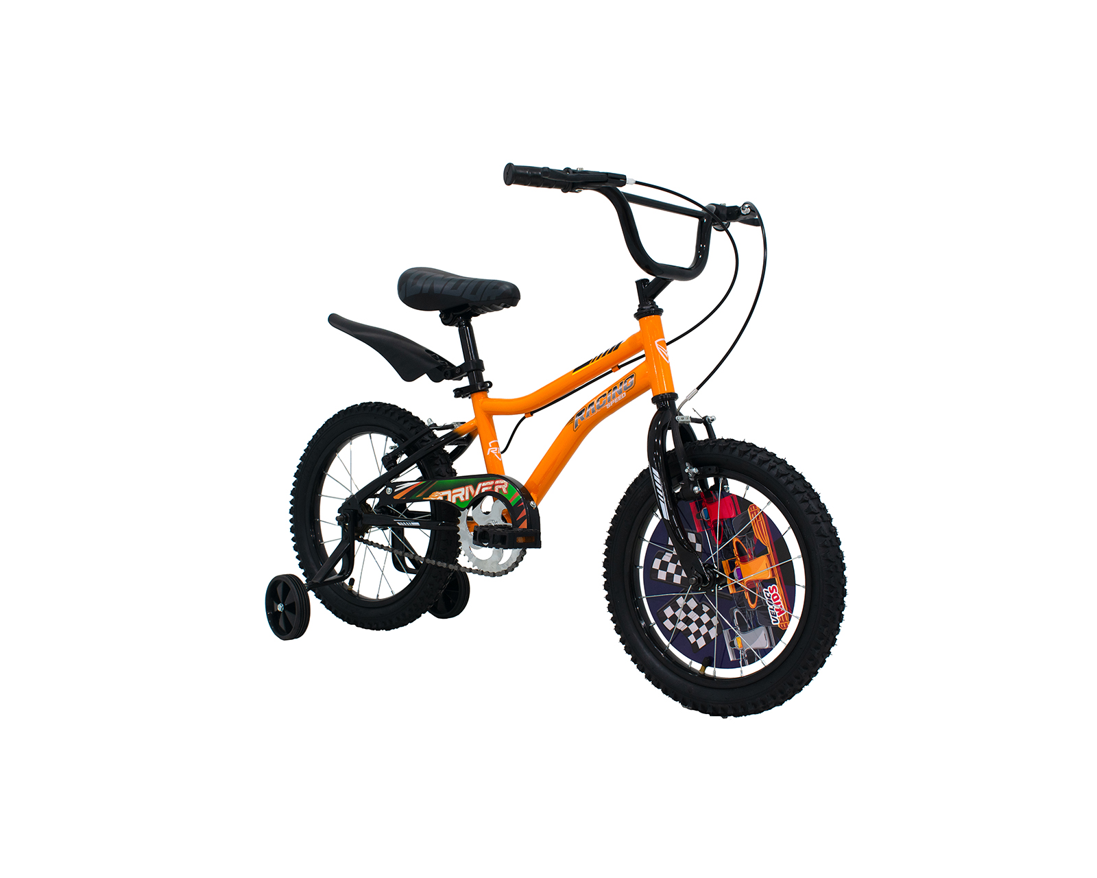 Foto 3 pulgar | Bicicleta Veloci Racing Rodada 16 Naranja