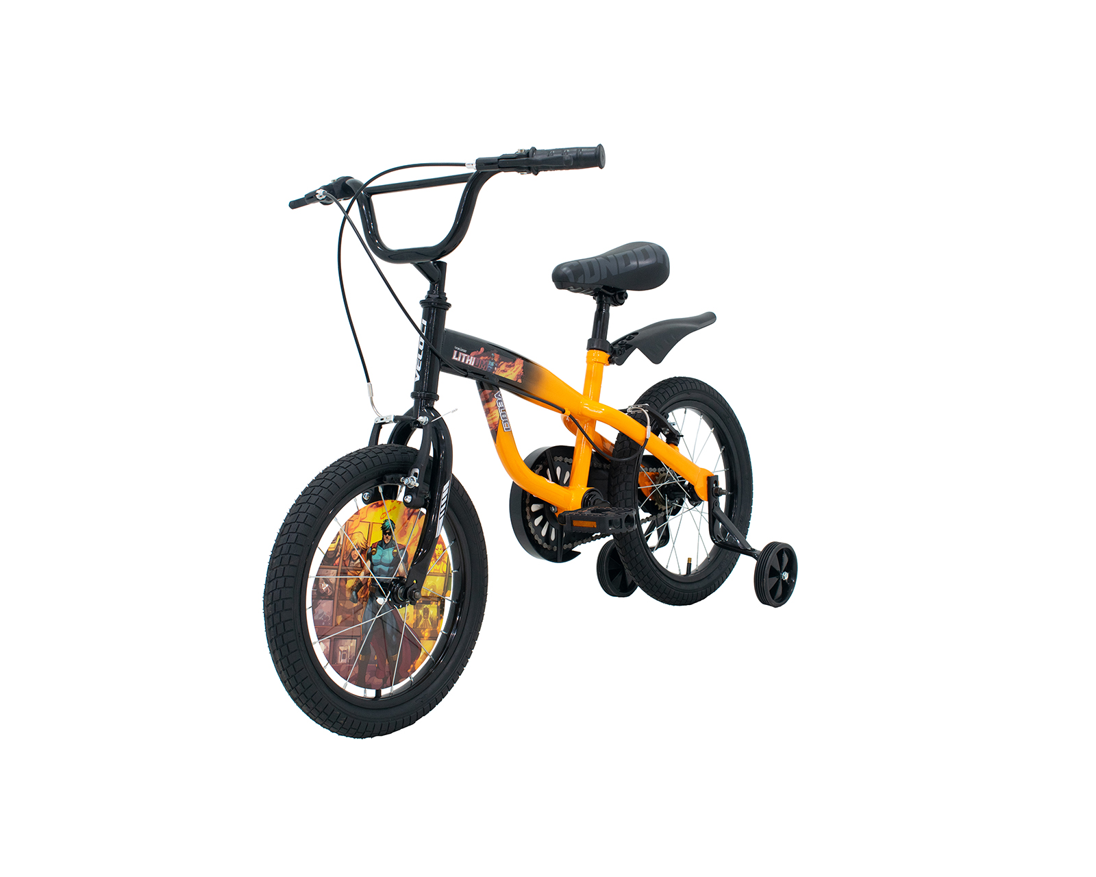 Foto 5 pulgar | Bicicleta Veloci Lithium Rodada 16 Naranja