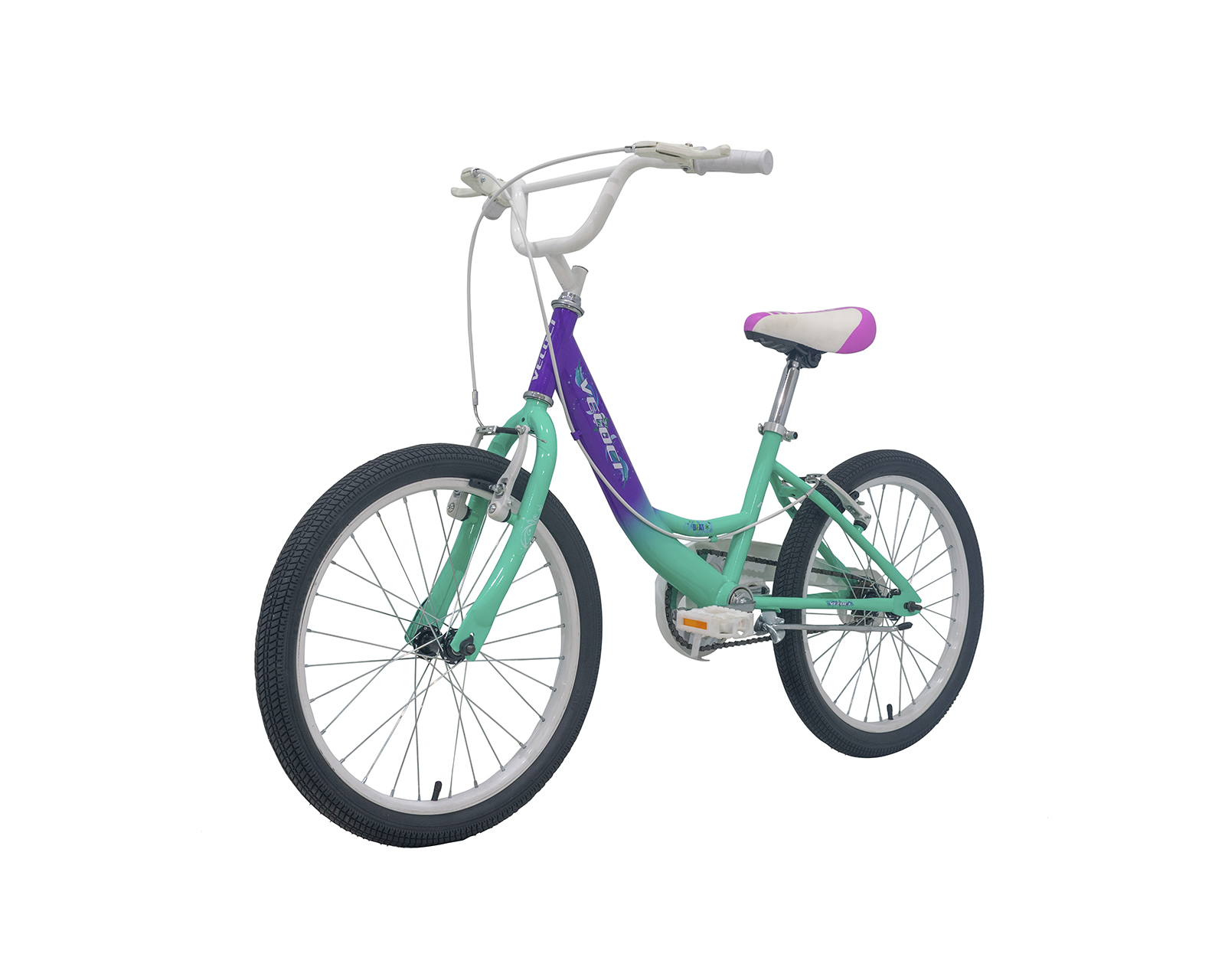 Foto 5 pulgar | Bicicleta Veloci Heart Beat Rodada 20 Morado