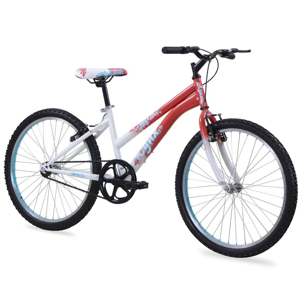 Bicicleta Benotto Lynx Acero R24 1v Dama Freno V Cor/bla