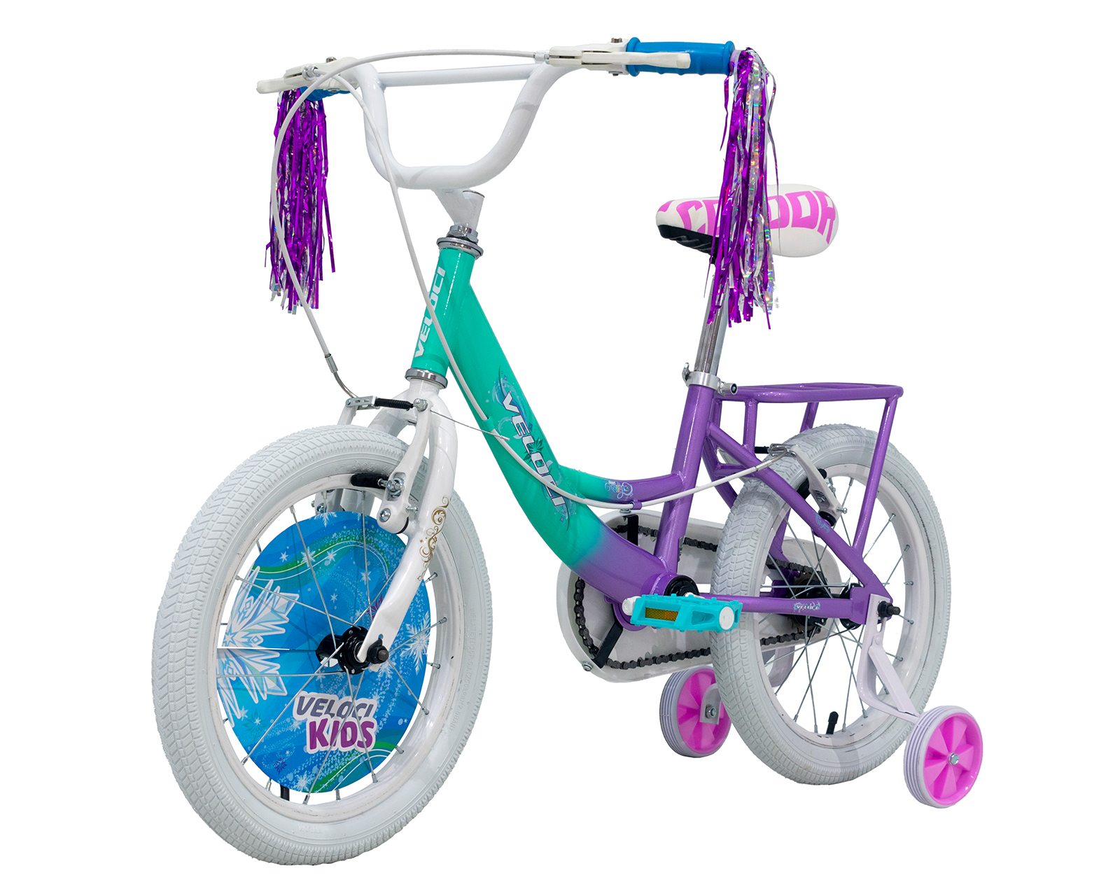 Foto 4 | Bicicleta Veloci Heart Beat Rodada 16 Turqueza