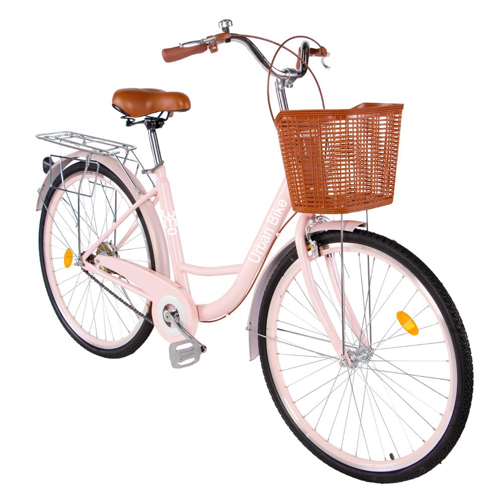 Bicicleta Urbana De Paseo R26 Doble Freno Vintage Canastilla