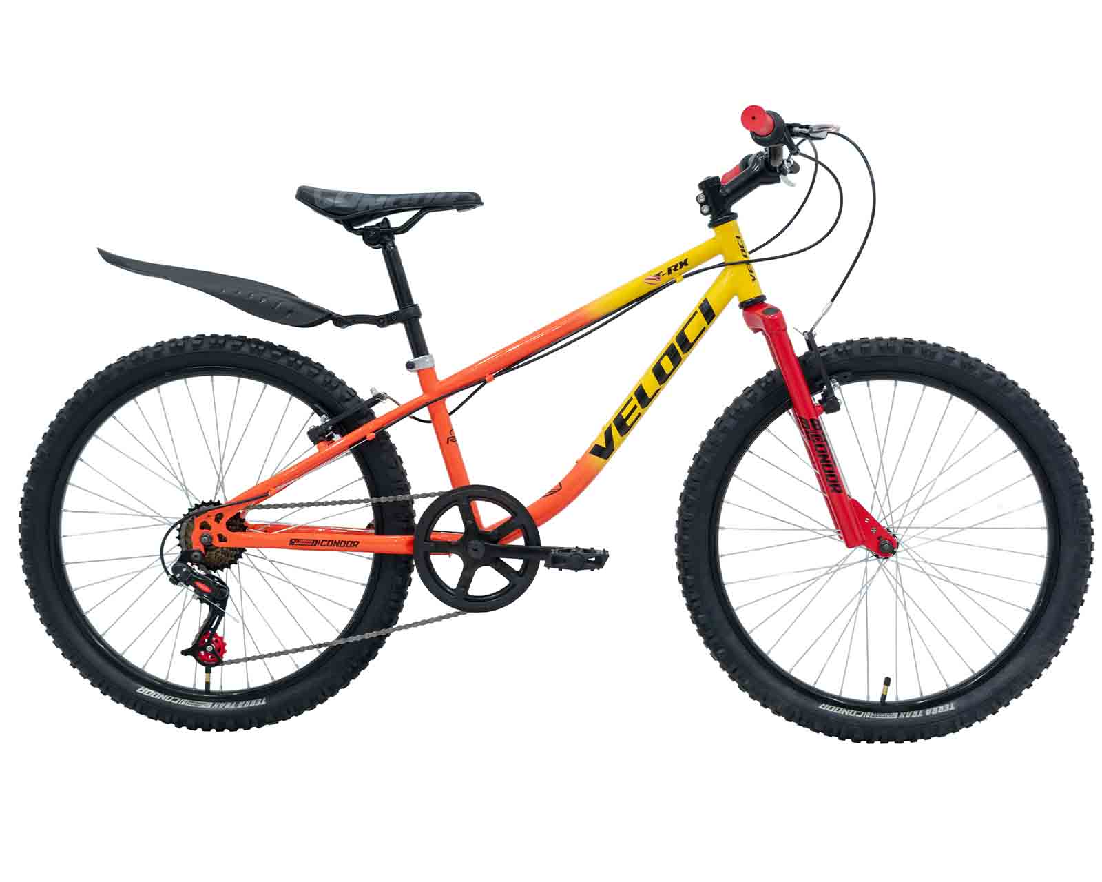 Foto 1 | Bicicleta Veloci Trx Rodada 24 Naranja