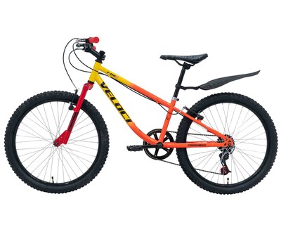 Foto 8 | Bicicleta Veloci Trx Rodada 24 Naranja
