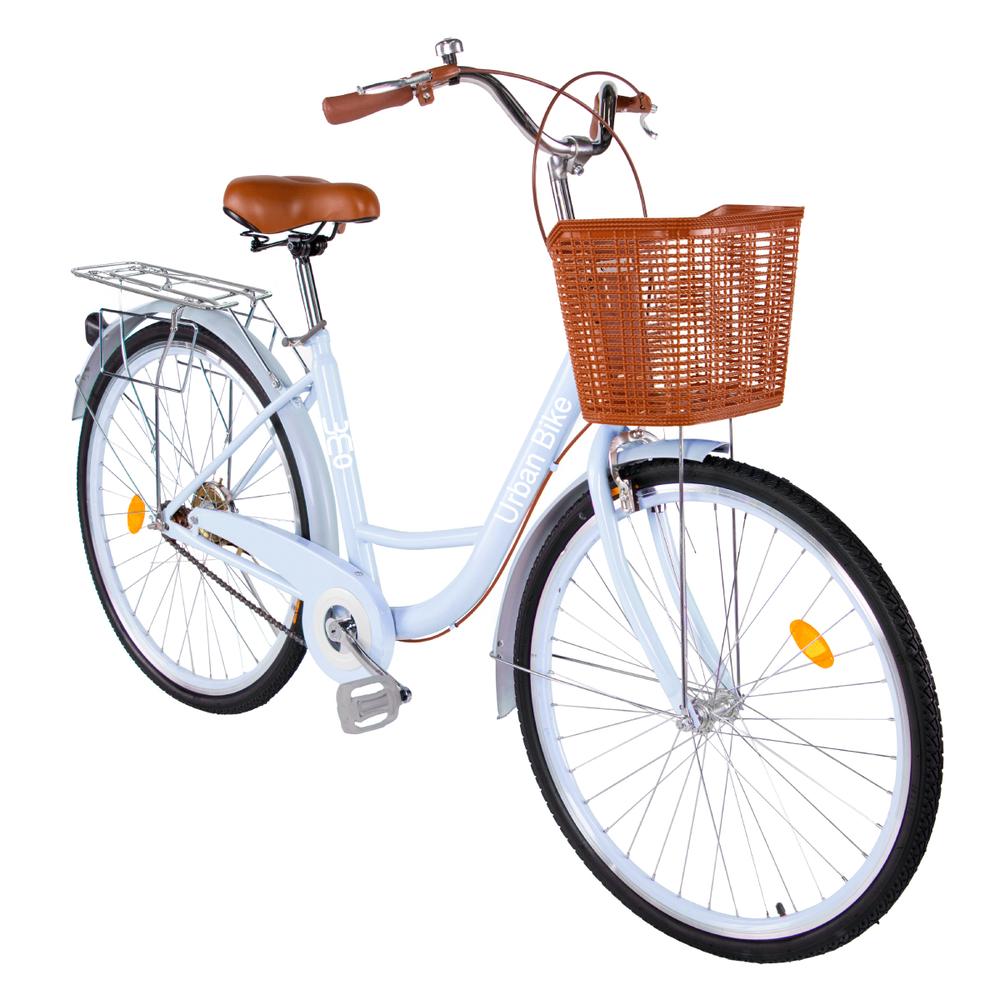 Bicicleta Urbana De Paseo R26 Doble Freno Vintage Canastilla