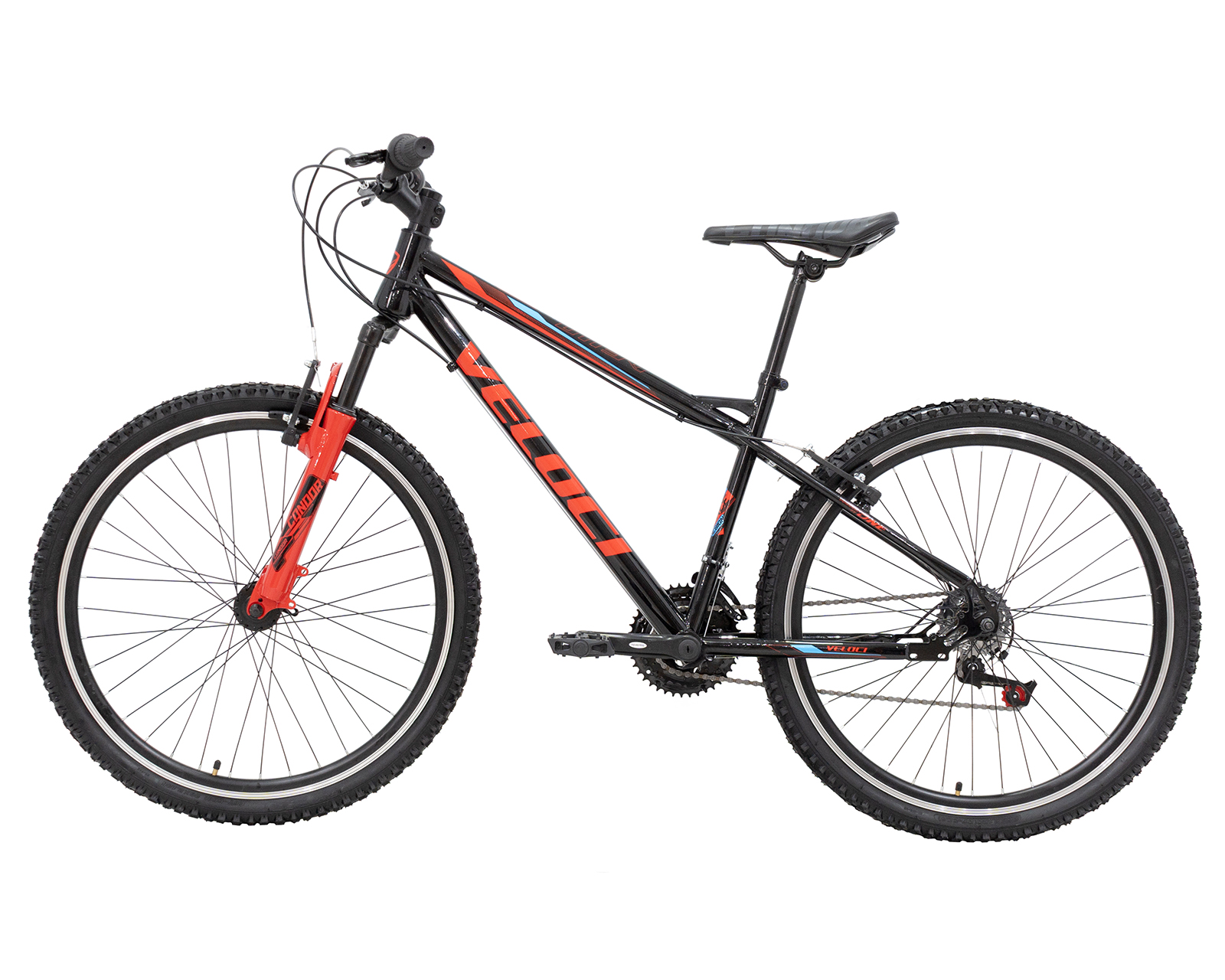 Foto 8 | Bicicleta Veloci Deus X1 Rodada 26 Negro