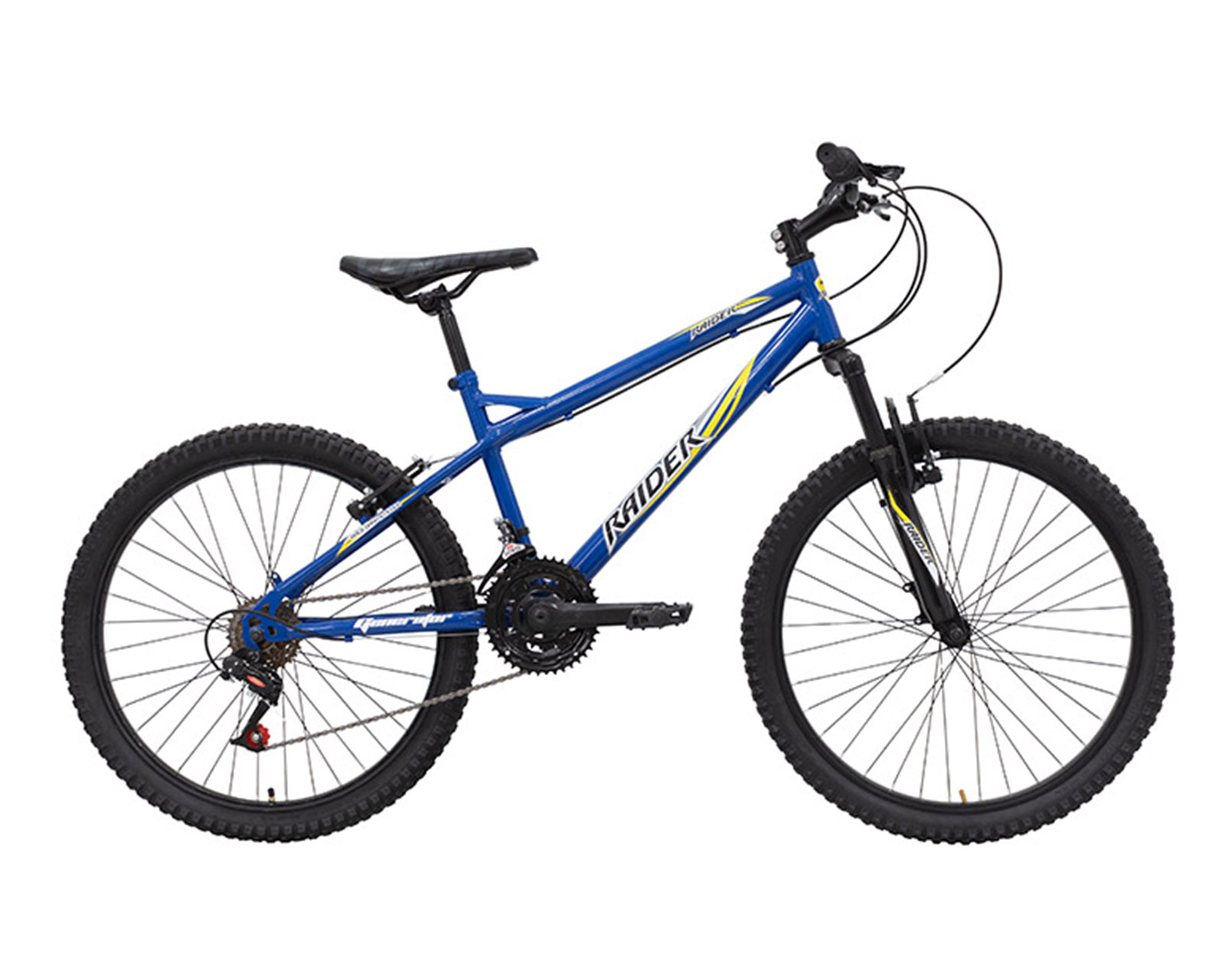 Foto 2 pulgar | Bicicleta Raider Generator Rodada 24 Azul