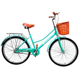 Foto 1 | Bicicleta Urbana Rodada 29 Bluelander Turquesa Con Canasta Para Bicicleta