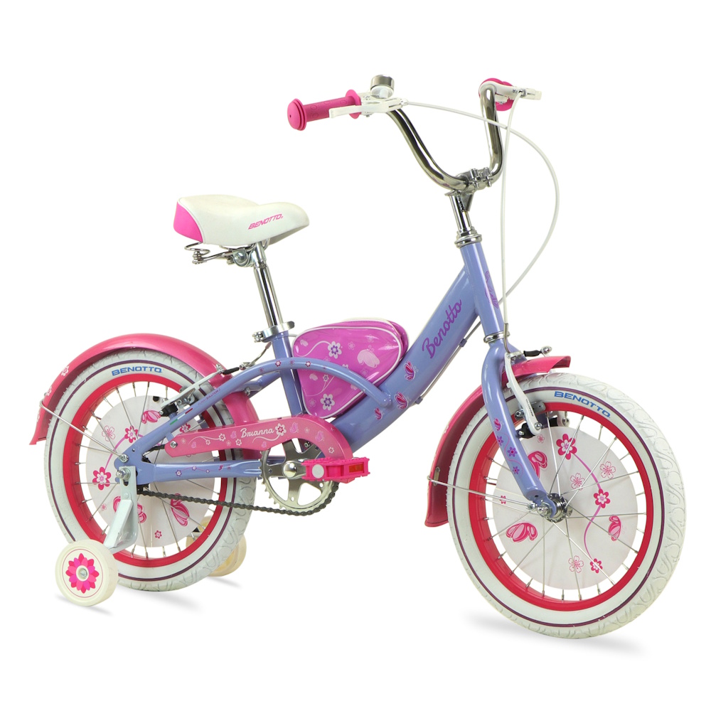 Foto 3 pulgar | Bicicleta City Brianna Ruedas Laterales R16 1v Lila Benotto