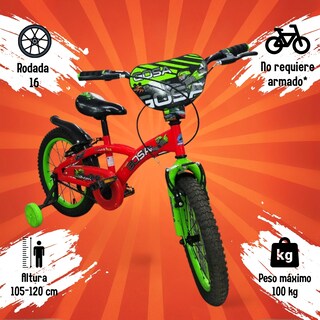 Foto 2 | Bicicleta Gosa R16 Cricket Roja