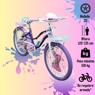 Foto 2 | Bicicleta Gosa R20 Dolly C/luz Y Sonido Morada